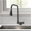 SJQKA Rubinetto Cucina Abbattibile Sottofinestra,rubinetto Cucina Pieghevole 3 Modalità Di Scarico Dell'acqua,miscelatore Sottofinestra Cucina Rubinetti Da Cucina Acciaio Inox 304 (grigio)