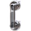 YIDELAI - Maniglia porta ventosa, maniglia armadio adesiva, bracciolo porta scorrevole cucina, facile da installare, adatto per finestre, porte scorrevoli in vetro (L-Transparent Black)