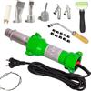Seababyhouse 1600W Pistola di Saldatura Termico Saldatore di Plastica Saldatore ad Aria Calda, con Ugelli, con Luce a LED, Groover Slooting Portatile Ugello di Saldatura Veloce, UE Design Brevetto