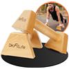 DH FitLife Parallele Calisthenics in Legno - 2x Maniglie Antiscivolo per Flessioni | Parallele Basse | Parallettes | Push-Up Bars | Attrezzatura Calisthenics per Forza | Fitness per Interni & Esterni