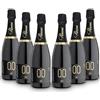 ALTERNATIVA Bianco Dry Frizzante Analcolico 0.0% - Bollicine Senza Alcol, Dealcolato Italiano - Ideale per Celebrazioni e Regali - Confezione da 6 Bottiglie da 750ml Alcool Free