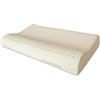 Marcapiuma - Cuscino in Lattice Naturale Modello Doppia Onda - Guanciale Lattice Forato Ultra Traspirante Riposo Naturale e Sano - Massimo Comfort Ergonomico Antibatterico - 100% Made in Italy