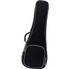 Surwin Borsa Ukulele Soprano Custodia Ukulele 21/23/26 Pollici con Imbottitura 10mm Cinghie Regolabile Maniglia per il Trasporto, Imbottitura Spessa e Custodia (23 Pollici,Nero)