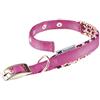 Ferplast Collare Cane Daytona Fantasy, Collare per Cani Taglia Media/Grande, Collare in Nylon, Imbottito, Regolabile 45-53 cm con Fibbia in Metallo, Rosa/Fantasia