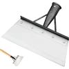 Yudobliss Pala per La Pulizia Del Giardino, Pala Raschietto per Erbacce da Giardino, Pala per Erbacce a Testa Piatta, per La Cura del Prato All'aperto (23 cm Senza Manico in Legno)