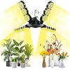 SANSI Lampada per Coltivazione LED a Spettro Completo 60W, Lampadina per Piante Pieghevole Gancio, Luce per Coltivazione a LED per Piante da Interno, Idroponica, Ortaggi