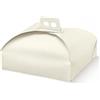 Dalbags srl Dalbags - Pz 3 Scatola Porta Torta in Cartone - per Trasportare Dolci, Torte ecc. - Adatto per Torte e Vassoi Rettangolari e Quadrati Formato 40x50 Colore Bianco Generico