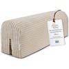 Totsy Baby Paracolpi lettino neonato antisoffoco 120 cm - Protezione schiuma per lettino fasciatoio e culla per i bordi del letto o della culla per bambini da 1 a 3 anni Lincoln Beige B