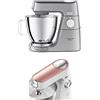 Kenwood Titanium Chef Baker Xl Kvl85.424Si Impastatrice Planetaria Con Bilancia Integrata, Display Digitale+Timer,8 Velocità 1200W+Chef Baker PopTop Cover KAT65.000RD