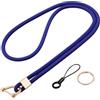 Vicloon Cordino Da Collo, Laccetti Porta Badge, Cordino Porta Badge Cordino Laccio Da Collo Con Portachiavi in Metallo Cordini Staccabili per Chiavi Porta Badge Identificativo Telefono (Lungo blu)