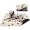 Mateju Tappetini Igienici per Cani, Riutilizzabile Tappetini Cane Cuscinetti per Addestramento Cuccioli Tappetino da Allenamento Lavabili per Gatti, Cani, Conigli (M-60x90cm,Cachi)