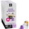 Black idol - Caffè Bruciagrassi - Dimagrante - 40 capsule Intensità 7 - Compatibili con Nespresso® - Alto contenuto di polifenoli antiossidanti Fat Burner (Intensità 7 : 40 capsule)