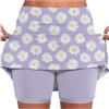 Generic Gonna con pantaloncini incorporati per le donne Sport Tennis Athletic Skorts Golf Casual Walking Gonne estive con tasche Carino Abiti da palestra Elegante Pantaloncini da corsa Pantaloncini da sudore