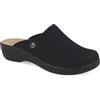 Fly Flot | Fresh Woman, Pantofole Donna Traspiranti, Ciabatta con Tomaia in Rete Elastica, Sottopiede imbottito in Pelle Antishock, Nero, 37