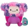 Squishmallows Squisharoys - Woxie il Bigfoot 19 cm, peluche ufficiale Jazwares, super morbido, modello raro 2024