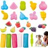GmwyCzV 19 Pezzi Plastilina Giocattoli per Bambini, Paradiso Frutta Plastilina, Plastilina Accessori per Impastare, Kit Argilla Plastilina Colorata, Giochi Creativi per Bambini e Bambine 3 4 5 Anni