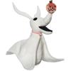 Disney Store Ufficiale Peluche con Imbottitura in Palline Zero, Tim Burton's Nightmare Before Christmas, 24cm, Peluche del Cagnolino Poltergeist con Naso a Forma di Zucca Scintillante