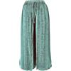 GURU SHOP Guru-Shop, Pantaloni Palazzo, Gonna Boho Lunga, Pantaloni Orientali, Pantaloni Estivi, Aqua, Sintetico, Dimensione Indumenti:38, Pantaloni Lunghi