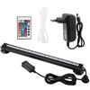 Zerodis Illuminazione per Acquario LED Aquarium Light Colorato Sommergibile Luci Resistente Calore Telecomando Impermeabile Subacqueo Cristallo Barra Luce per Acqua Salata e Acqua Dolce (MF-21U EU Plug)