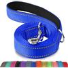Joytale Guinzaglio per Cani,1.8m x 2.5cm,Doppia-faccia m,Catarifrangente Guinzaglio per Cane Imbottito con maniglia, Guinzaglio Addestramento per Cani di Taglia Media Grande,Blu Navy