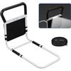 HEYOUTH Sponde Letto Anzian,Imaniglia Letto Anziani Per Alzare,Aiuto Per Alzarsi Dal Letto Anziani,Adjustable Bed Assistance Tracks with Bag,Sensore luminoso staccabile,Fall Prevention,for Elderly,Adults