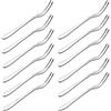 SENZEAL 12 Pezzi Forchette da Frutta in Acciaio Inox 410 Mini Forchette da Dessert Set Forchette da Torta Lucidatura a Specchio 12cm per Insalata di Frutta Cocktail Antipasti Lumache Crostacei