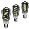 KOOYWAN Edison Lampadina Vintage ST64 E27 4W LED Lampadina Vintage Antica Bianco Caldo 2700K 3pcs