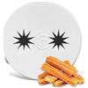 MY Pasta MI PASTA - Churros - Nudelmaschinen-Scheibenmatrizen | Advance Pasta-Scheibenmatrize für hausgemachte Pastamaschine, compatible con Philips Pastamaschine Serie 7000 | Philips | máquina de pasta