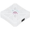 Natudeco Deumidificatore Essiccatore'Aria Impiccabile Portatile Riutilizzabile Strumento di Assorbimento Bianco a Basso Rumore per Armadio Lavanderia EU 220V