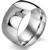 ZENSE - Anello da uomo in acciaio titanio argento ZR0163