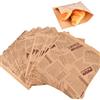 PTJJXA Carta Alimentare, 200 Pezzi Sacchetti per Hamburger, 15x15 cm Carta da Imballaggio Alimentare, Carta Oleata per Alimenti per Patatine, Hamburger, Panini (A 15x15cm 200pcs)