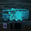 HPBN8 Ltd 3D Camion dei Pompieri Luce Della Notte LED Lampada 7/16 Colori USB Power Telecomando Interruttore Touch Table Gift Kids Toys Decor di Natale Regalo di San Valentino regalo di Compleanno