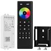 BTF-LIGHTING 2.4G WiFi SPI RGB Controllore LED DR03W e Telecomando RF RC03RFB Kit Supporto Controllo APP Tuya/Smart Life Controllo Vocale per WS2811 WS2812B WS2813 WS2815 ecc Strisce LED RGB