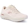 Skechers Arch Fit 2.0 Big League, Scarpe da Ginnastica Donna, Naturale, 40 EU Larga