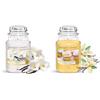 Yankee Candle Candela profumata | Giara grande Vanigliao | Candele a lunga combustione & Candela profumata | Giara grande Cupcake alla vaniglia | Candele a lunga combustione