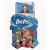 hermet One Piece Set Copripiumino Singolo in Cotone, Parure Copripiumino, Sacco + Federa, 100% Cotone, Prodotto Ufficiale, (Non Contiene Lenzuolo Sotto Con Angoli)