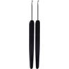 KnitPro - KnitPro Nero (4.00mm) Uncinetto In Alluminio Soft Grip - 1 Pezzo (Confezione da 2)