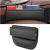 Adunsiaoto Scatola Portaoggetti per Seggiolino Auto, Per Riporre Sedili Laterali, Organizer Auto in PU, Seggiolino Auto Portaoggetti Organizer, Car Seat Gap Filler Cellulari Chiavi Portafogli