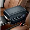 VIRIECH Cuscino per Bracciolo Auto in Pelle, Copertura per Console Centrale Bracciolo Cuscino, Accessori Confortevoli Adatto per la Maggior Parte dei Veicoli, SUV, Interni Auto e Camion
