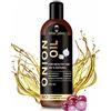 urbangabru Olio di cipolla naturale al 100% per la crescita dei capelli e la cura della pelle 250 ml con 15 oli essenziali e altri potenti ingredienti come amla, bhringraj, bhrami, sandalo
