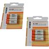 vhbw 8x batteria AAA micro compatibile con Siemens Gigaset A600, A510, A500, A630, A690 telefono fisso cordless (800mAh, 1,2V, NiMH)