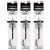 Jetstream Set di 3 ricariche per penna a sfera JetStream SXN-150, 0,38 mm, SXR-38, inchiostro nero