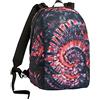 Invicta Zaino Scuola Reversibile Twist, Rosa Fucsia, TieeDye. con Tasche Porta Borraccia, 2 in 1, 2 Zaini in 1, Zaino Scuola, Bambine e Ragazze, 100% Tessuto Riciclato