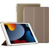 HUEZOE Cover Custodia Compatibile con iPad 9.7 Pollici, 2018/2017 Modello, 6/5 Generazione, Supporto Trifold, Ultra Sottile Custodie rigide, Auto Sveglia Sonno, Oro