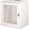 DIGITUS armadio di rete - rack 19 pollici 12 U - non montato - montaggio a parete - profondità 400 mm - portata 60 kg - porta in acciaio perforato - serie SOHO Pro - grigio