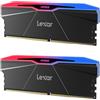 Lexar ARES Gen2 RGB DDR5 RAM 32GB Kit (2x16GB) 6000MHz CL26, 288-Pin UDIMM Memoria Desktop, Computer da Gioco PC per AMD EXPO/DRAM Potenziata da SK hynix/CL26-36-36-68/1,45 V (LD5U16G60C26BR-RGD)