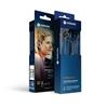 Motorola Sound Earbuds 105 - Cuffie stereo con cavo e microfono per chiamate in vivavoce, colore: Bianco