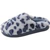 JOMIX Pantofole Donna Invernali Comode Ciabatte Ragazza Pelose Leopardate Calde Pelliccia Sintetica Ciabatte Macualte Memory Foam Morbide MD6032 (Beige, 37)