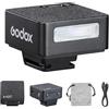 Godox IM20 Mini flash per fotocamera, tempo di riciclo 3s, tempo di flash a piena potenza 440 batteria al litio integrata per Fuji, per Canon, per Nikon, per Sony, per fotocamera Olympus