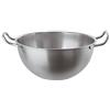 Paderno 11952-22 - Bastardella Semisferica - Ciotola multiuso in acciaio inox con manici, per impastare, mescolare e montare - Diametro: 22 cm, altezza: 12 cm, capacità: 2,7 lt